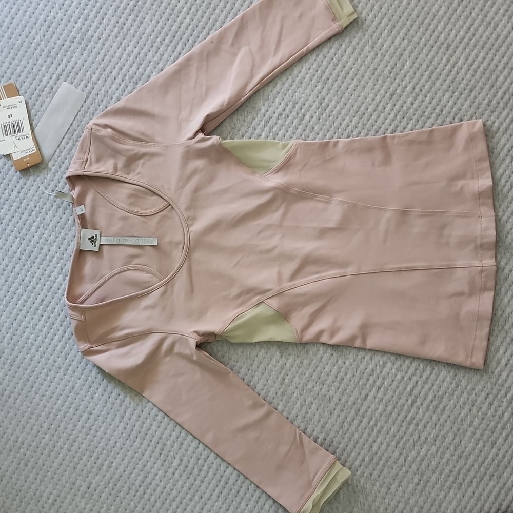 Adidas Stella McCartney Gym Yoga fitted Tee XS